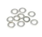 Shock Piston Washer: Chrome 2.5mm ID (10pcs)